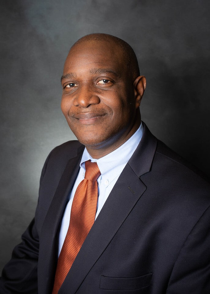 Portrait of smiling man wearing suit and tie